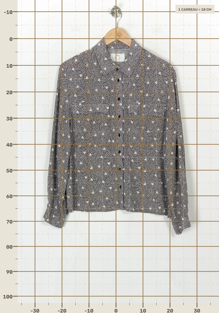 Chemise Bleue et Blanche - Taille M/38 de la marque Des petits hauts | PARAD122753 - Vendu par Paradigme - Image 4