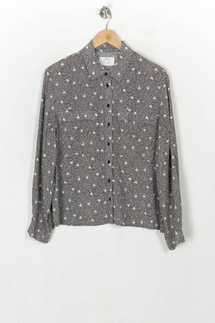 Chemise Bleue et Blanche - Taille M/38 de la marque Des petits hauts | PARAD122753 - Vendu par Paradigme - Image 2