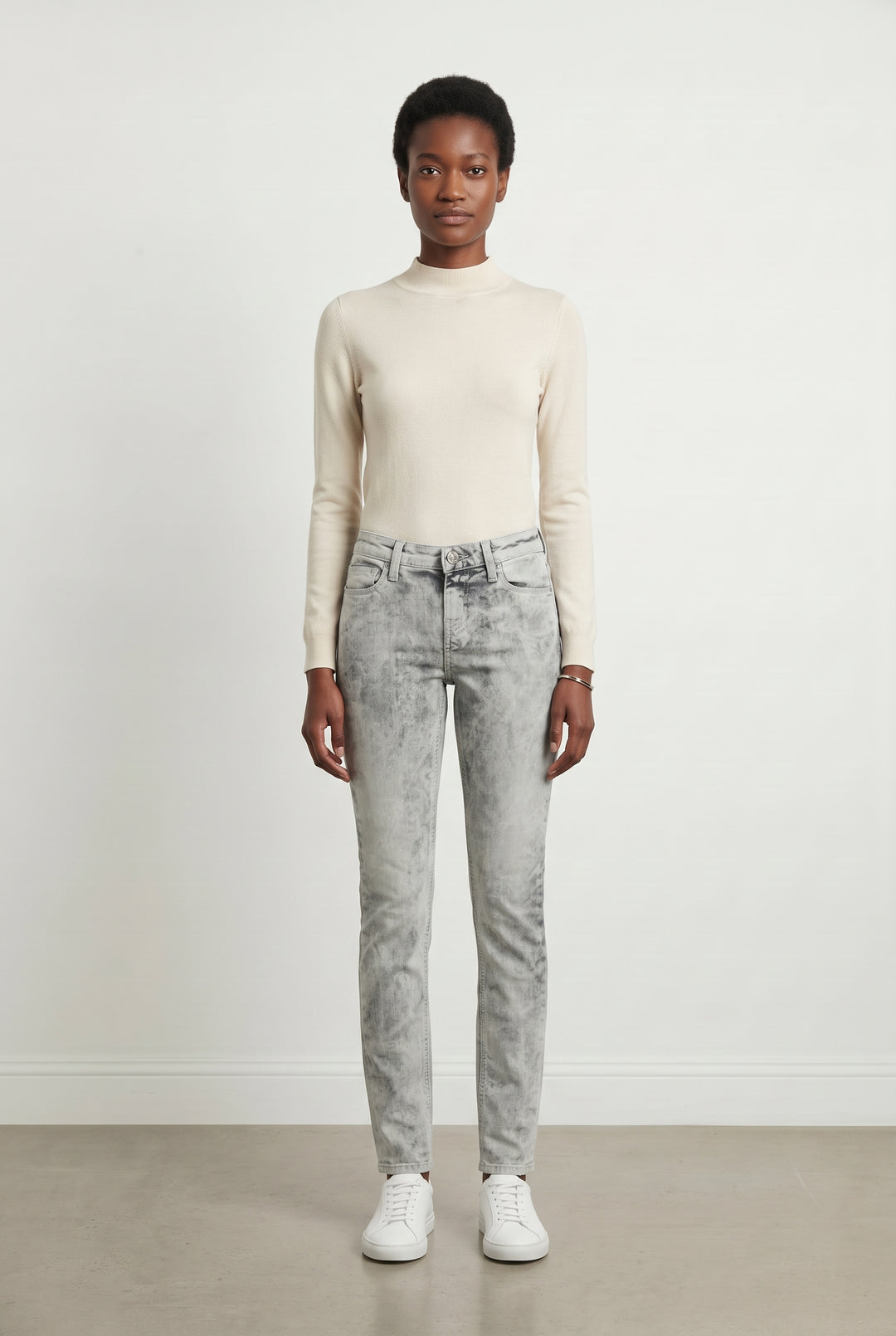 Jean Skinny Gris - Taille S/36 de la marque IRO | PARAD122756 - Vendu par Paradigme - Image 1