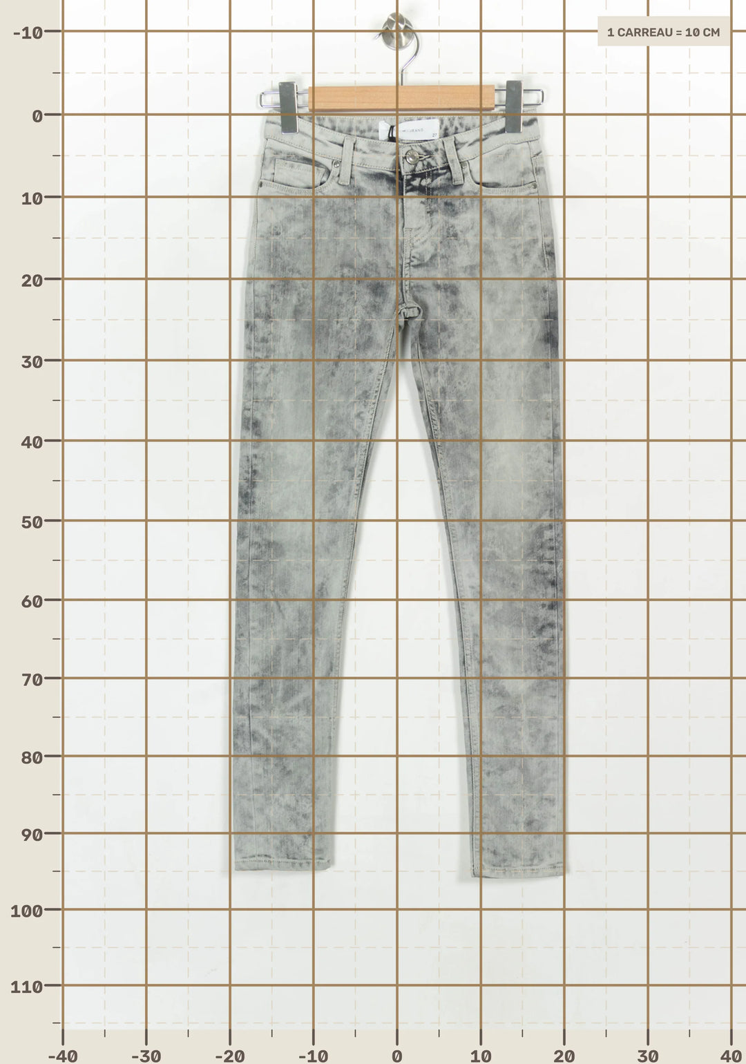 Jean Skinny Gris - Taille S/36 de la marque IRO | PARAD122756 - Vendu par Paradigme - Image 4