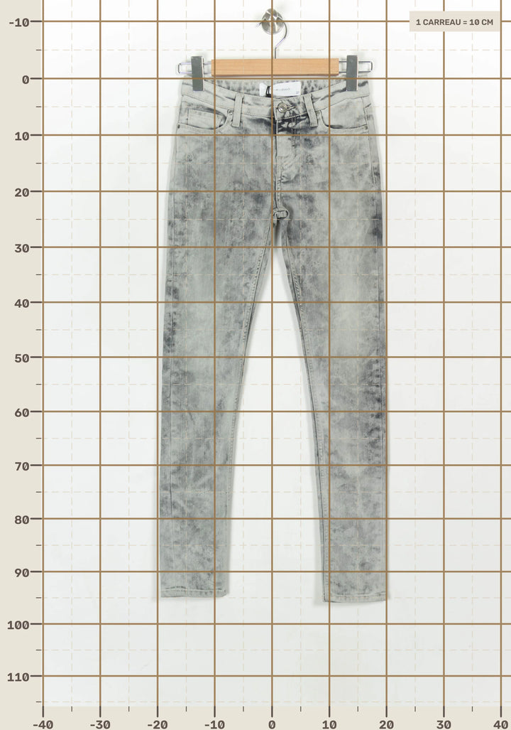 Jean Skinny Gris - Taille S/36 de la marque IRO | PARAD122756 - Vendu par Paradigme - Image 4