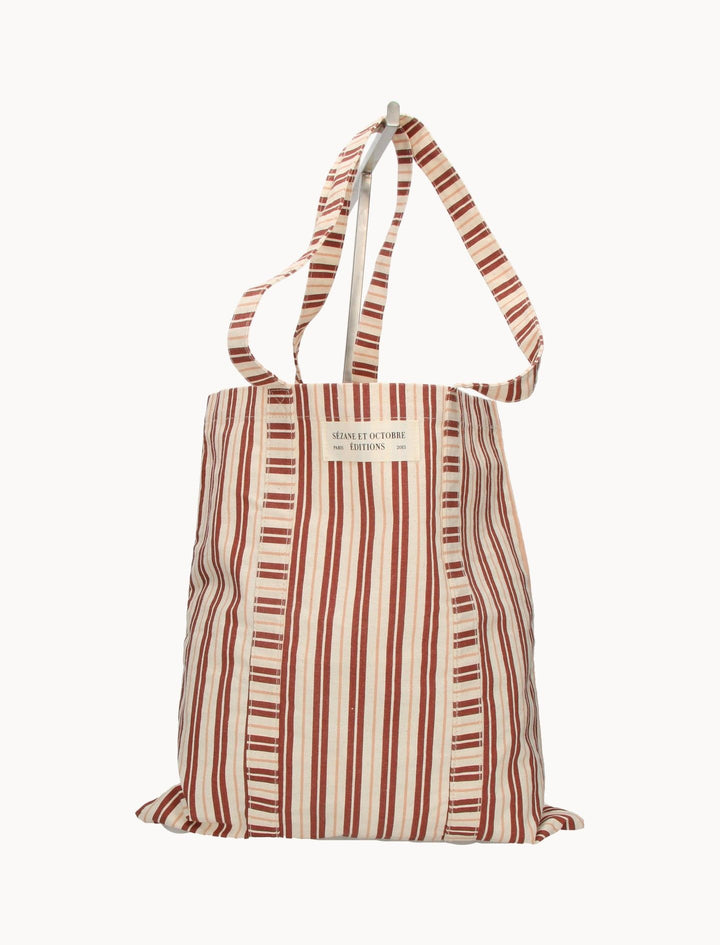 Sac Cabas Rouge et Beige - Taille T.U. de la marque Sézane | PARAD122757 - Vendu par Paradigme - Image 1