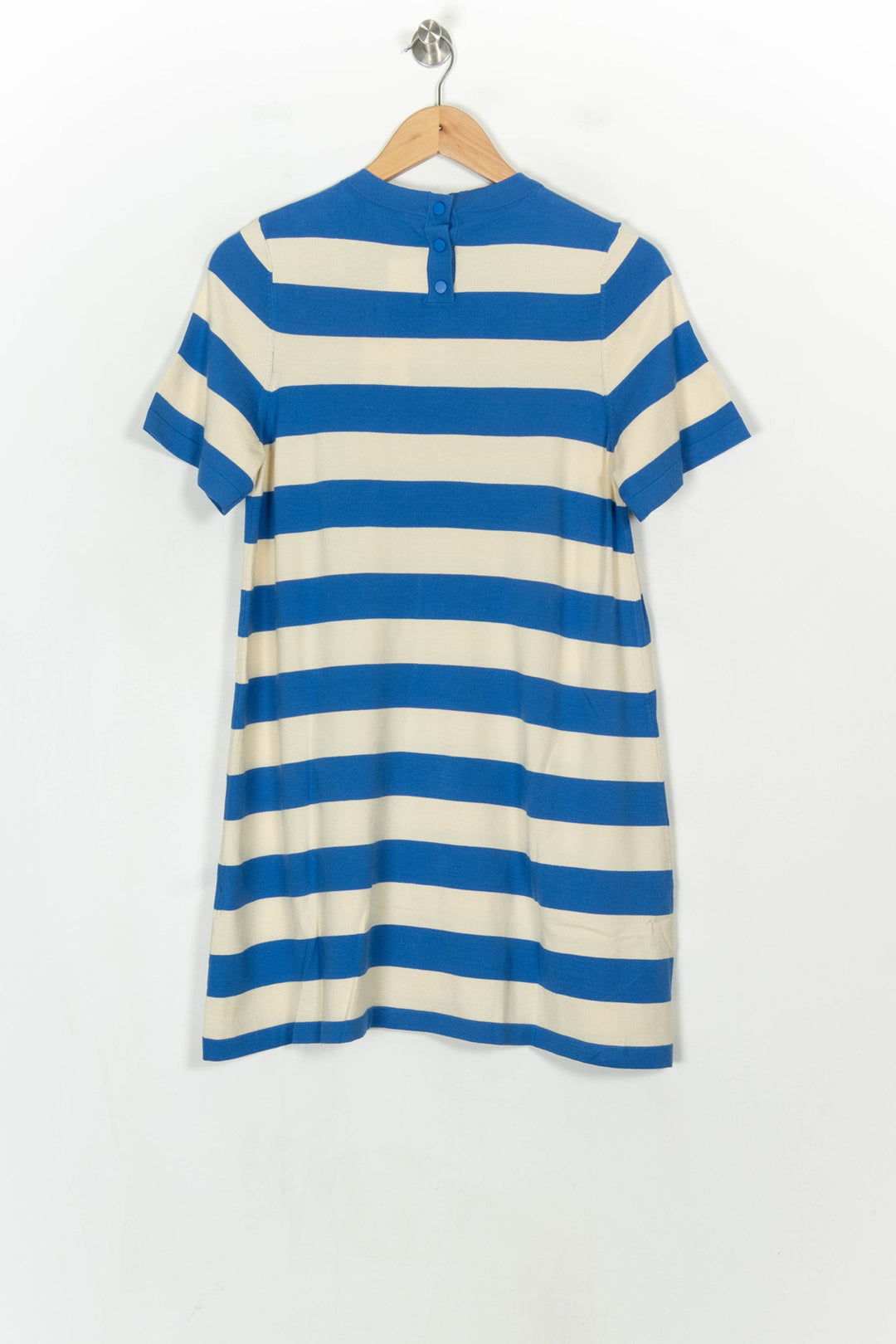 Robe Courte Bleue et Blanche - Taille M/38 de la marque Petite Mendigote | PARAD122761 - Vendu par Paradigme - Image 5