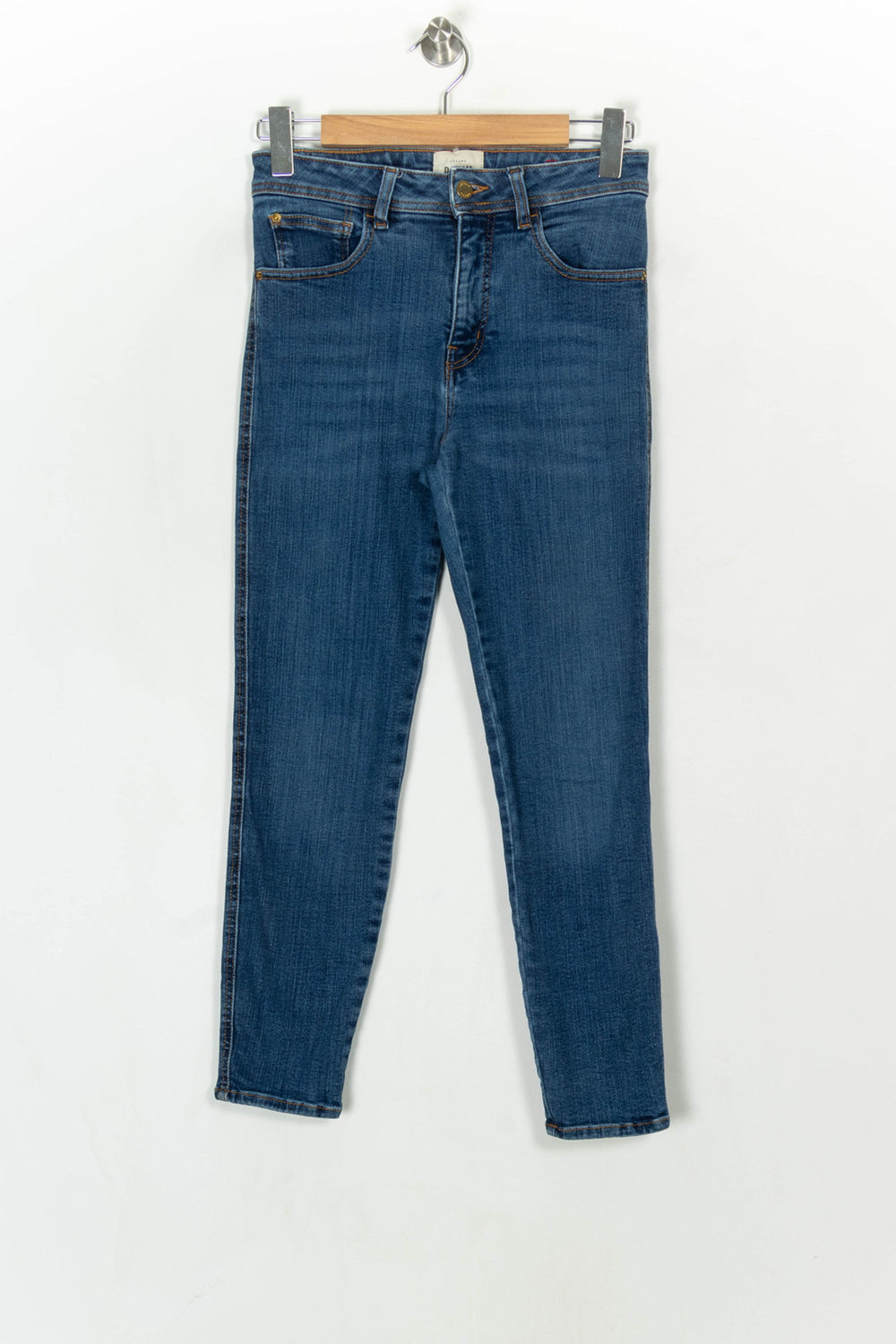 Jean Skinny Bleu - Taille S/36 de la marque Sézane | PARAD122762 - Vendu par Paradigme - Image 2
