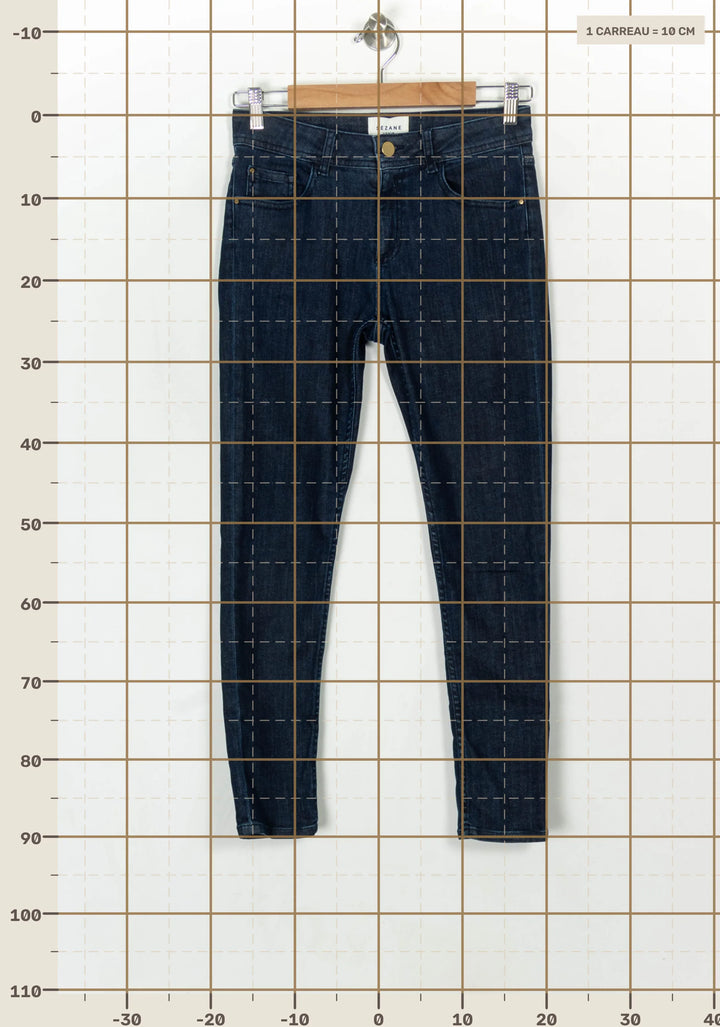Jean Bleu - Taille S/36 de la marque Sézane | PARAD122763 - Vendu par Paradigme - Image 4