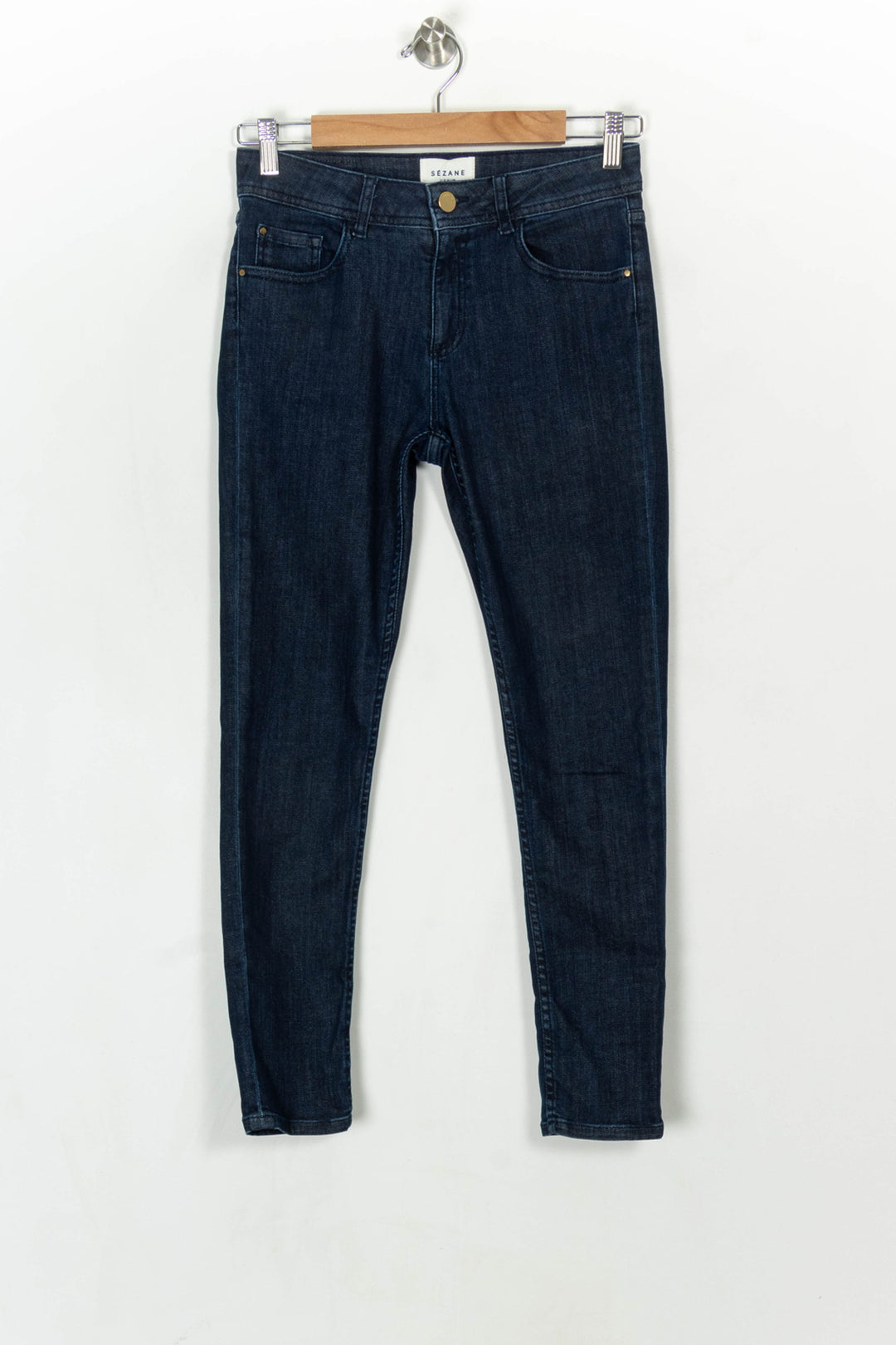 Jean Bleu - Taille S/36 de la marque Sézane | PARAD122763 - Vendu par Paradigme - Image 2