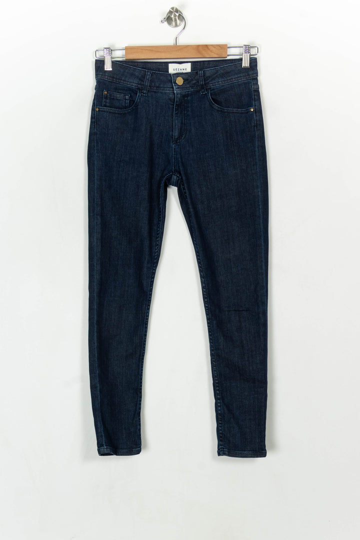 Jean Bleu - Taille S/36 de la marque Sézane | PARAD122763 - Vendu par Paradigme - Image 2