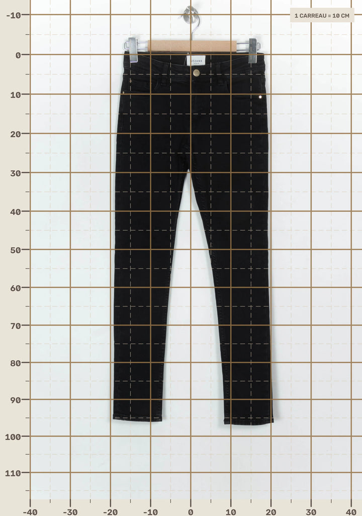 Jean Skinny Noir - Taille S/36 de la marque Sézane | PARAD122764 - Vendu par Paradigme - Image 4