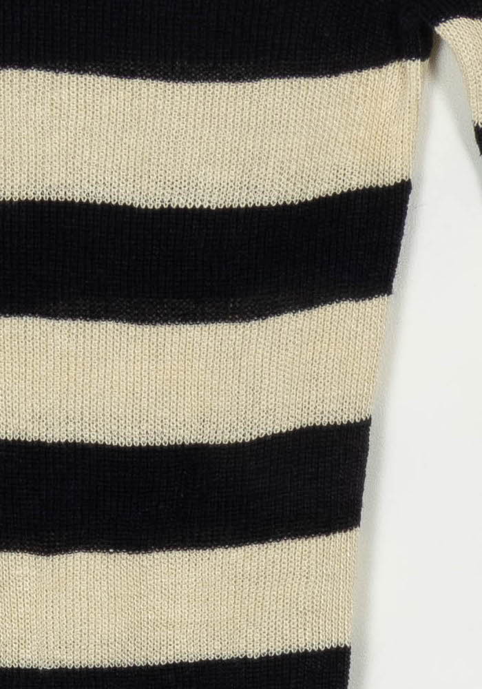 Pull Rayé Noir et Beige - Taille XS/34 de la marque Comptoir des Cotonniers | PARAD122765 - Vendu par Paradigme - Image 3
