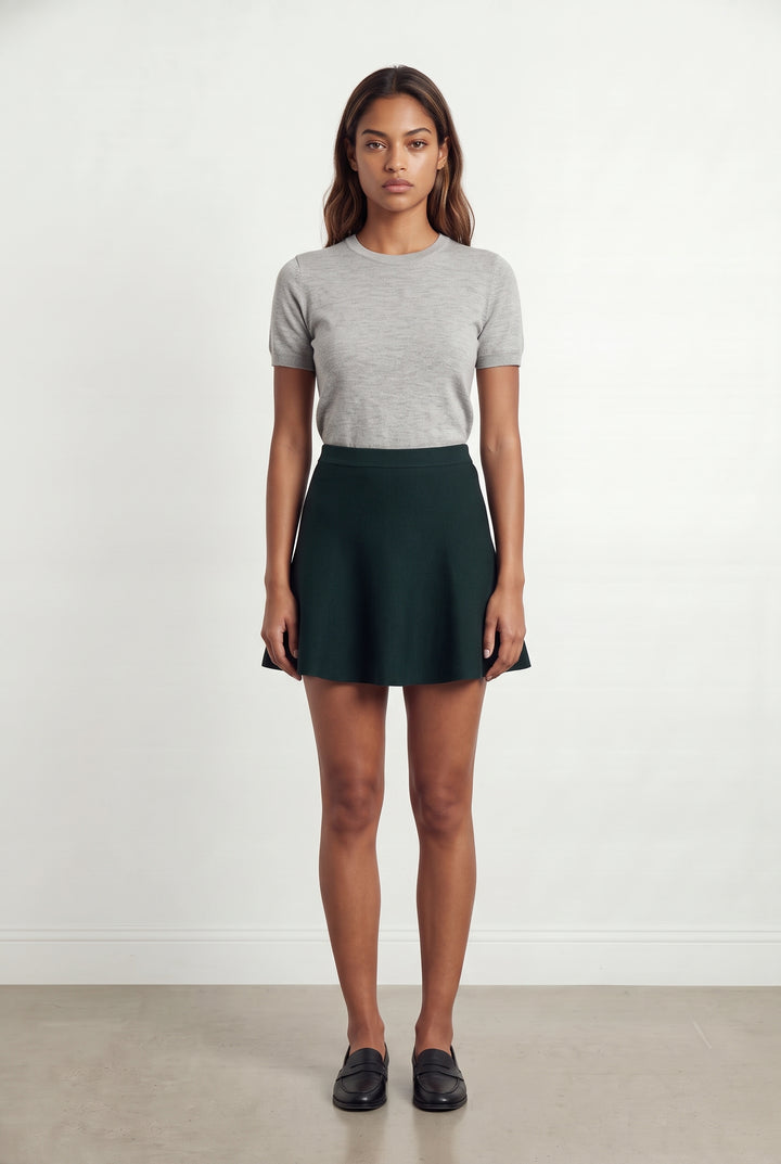 Jupe Évasée Verte - Taille XS/34 de la marque Comptoir des Cotonniers | PARAD122770 - Vendu par Paradigme - Image 1