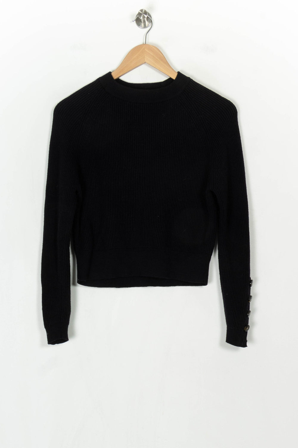 Pull Noir - Taille XS/34 de la marque Sézane | PARAD122774 - Vendu par Paradigme - Image 2