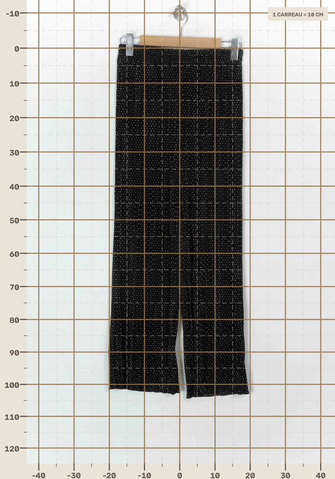 Pantalon Noir et Blanc - Taille S/36 de la marque La Fée Maraboutée | PARAD122781 - Vendu par Paradigme - Image 4