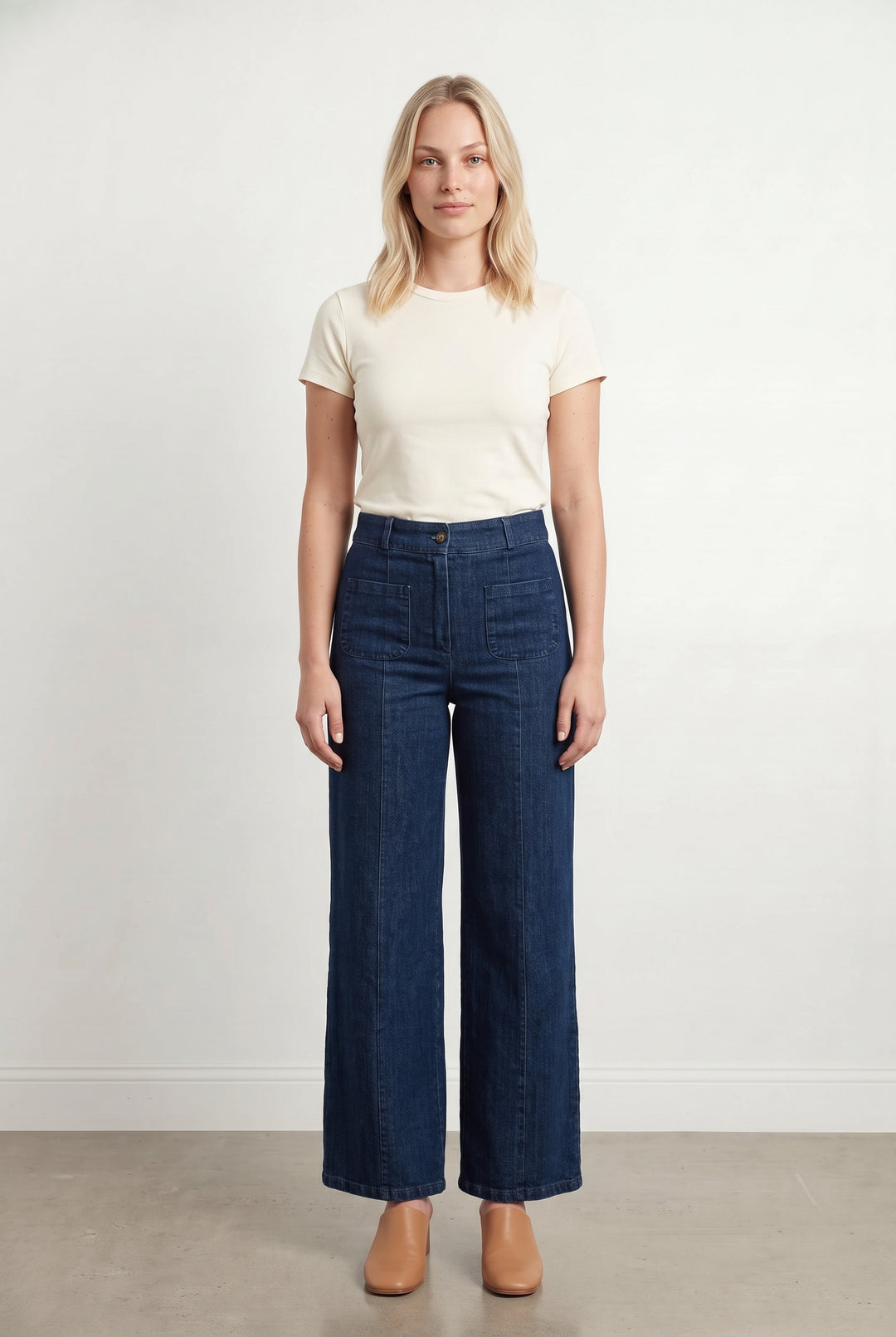 Jean Large Bleu - Taille L/40 de la marque La Fée Maraboutée | PARAD122782 - Vendu par Paradigme - Image 1