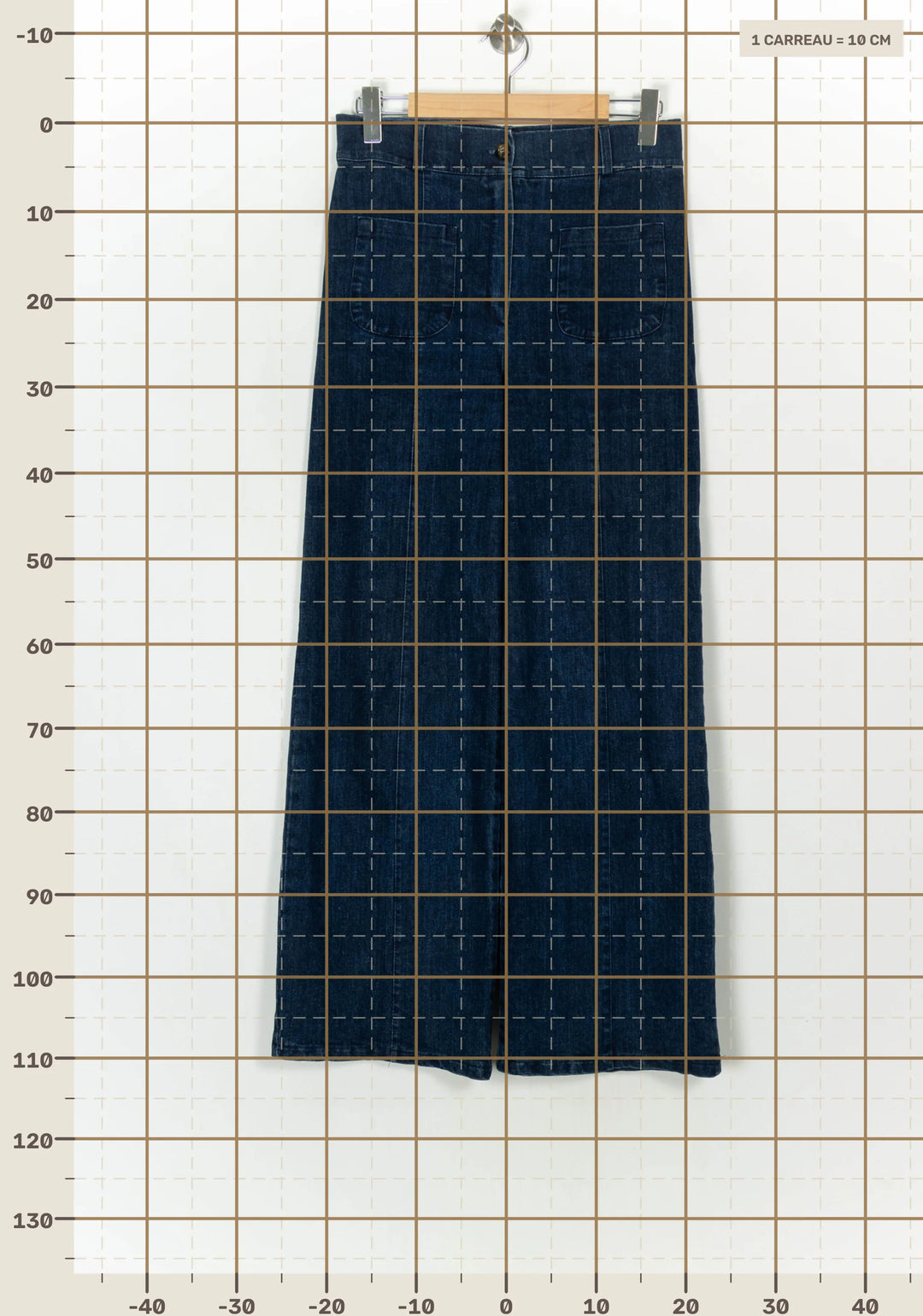 Jean Large Bleu - Taille L/40 de la marque La Fée Maraboutée | PARAD122782 - Vendu par Paradigme - Image 4
