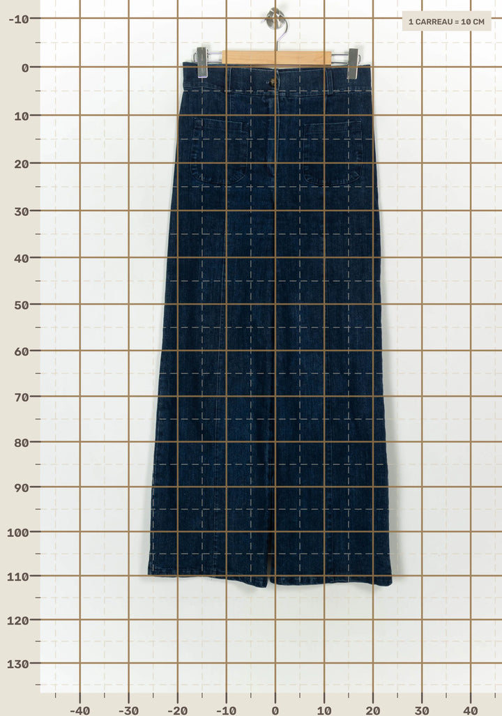 Jean Large Bleu - Taille L/40 de la marque La Fée Maraboutée | PARAD122782 - Vendu par Paradigme - Image 4