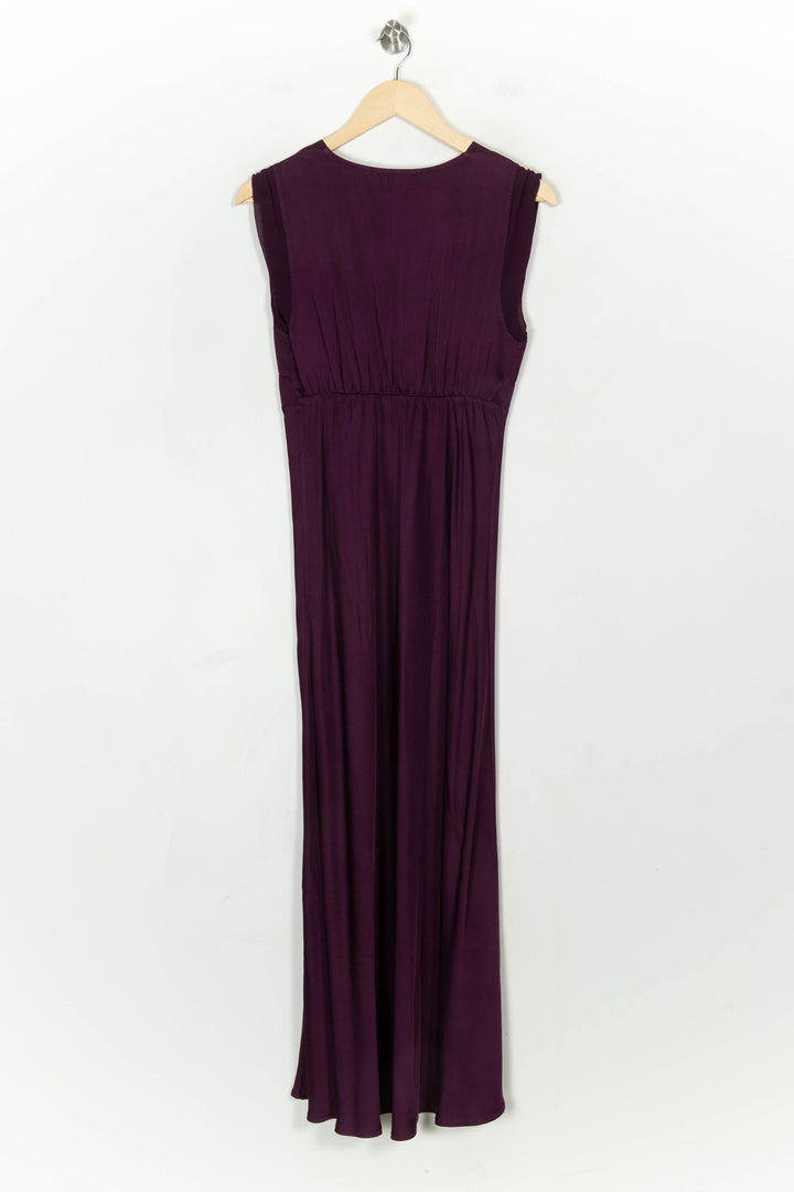 Robe Longue Violette - Taille M/38 de la marque La Fée Maraboutée | PARAD122785 - Vendu par Paradigme - Image 5