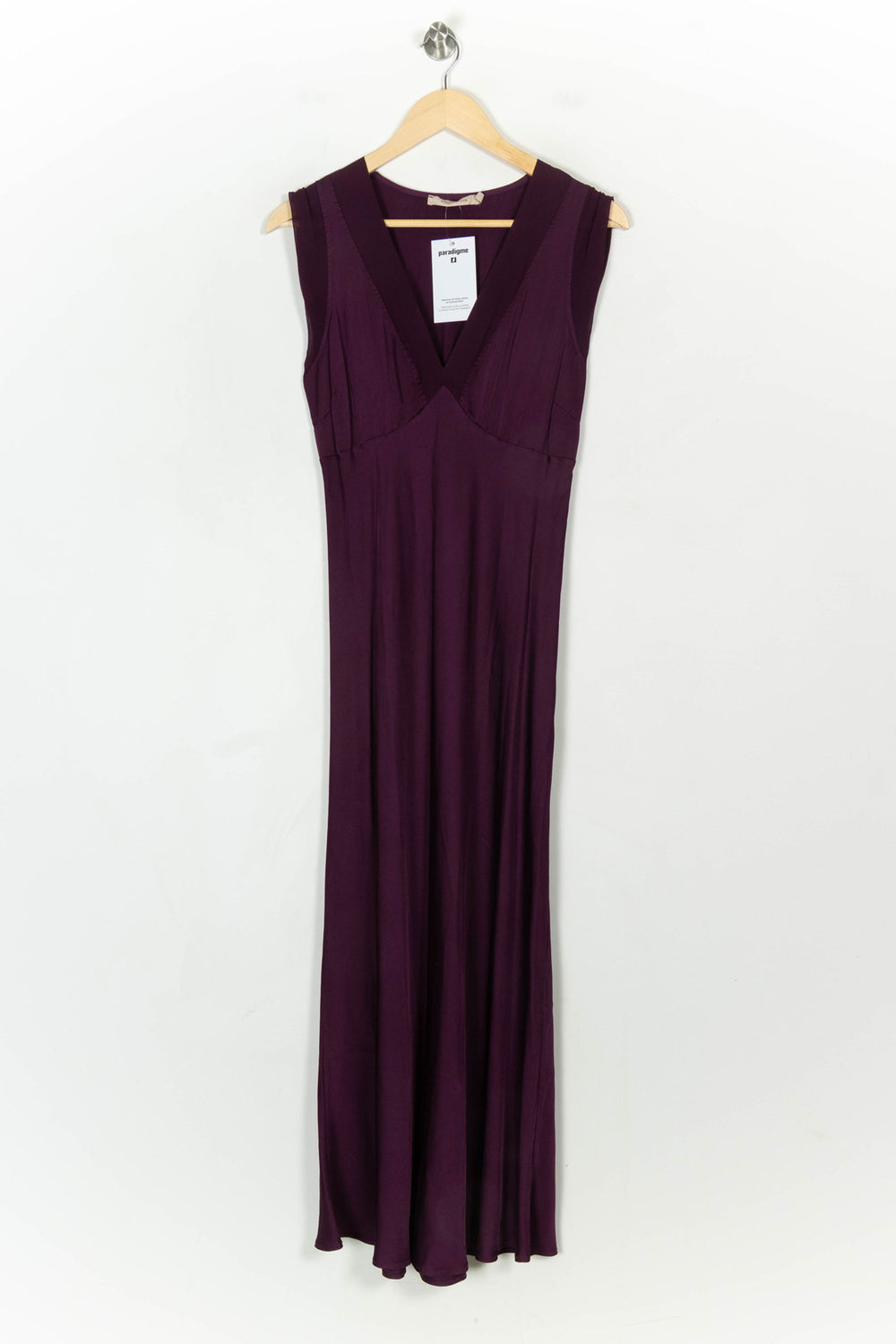 Robe Longue Violette - Taille M/38 de la marque La Fée Maraboutée | PARAD122785 - Vendu par Paradigme - Image 2