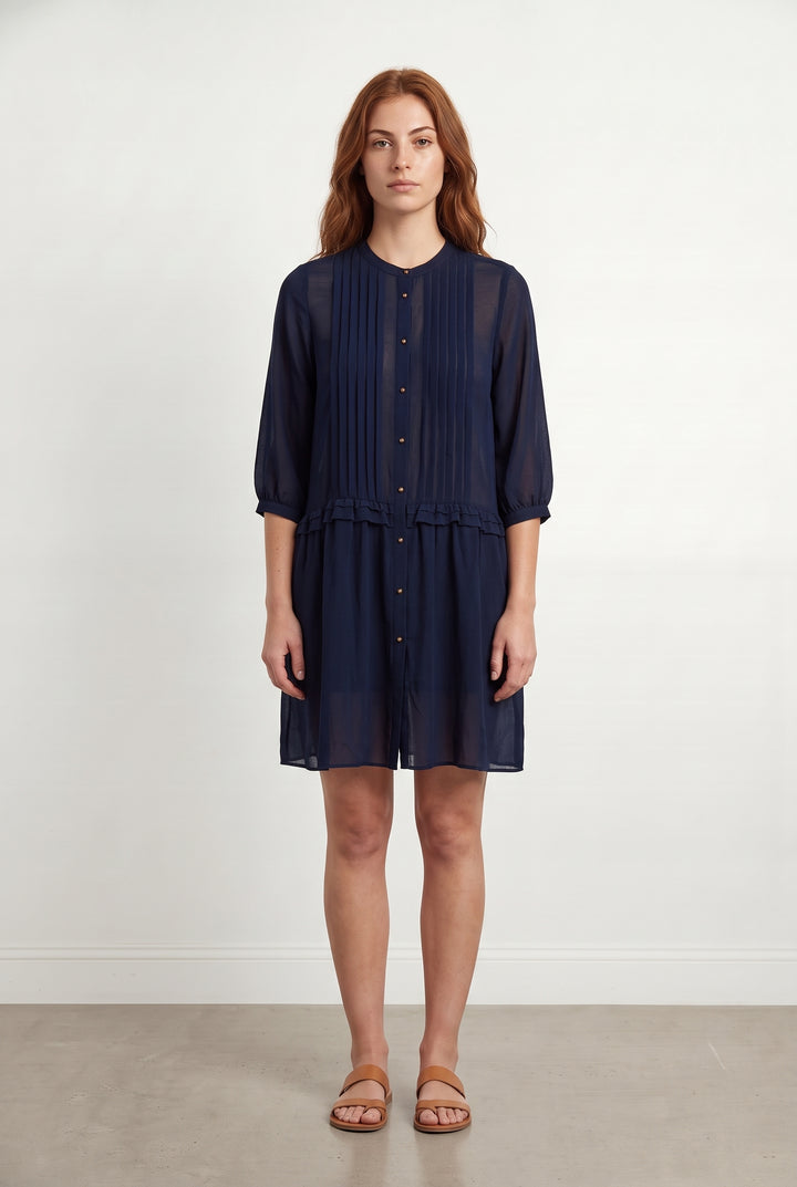 Robe Chemise Bleue - Taille S/36 de la marque Ekyog | PARAD122789 - Vendu par Paradigme - Image 1
