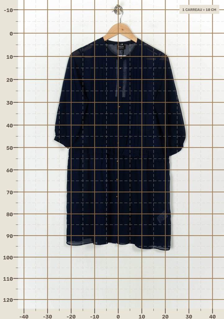 Robe Chemise Bleue - Taille S/36 de la marque Ekyog | PARAD122789 - Vendu par Paradigme - Image 4