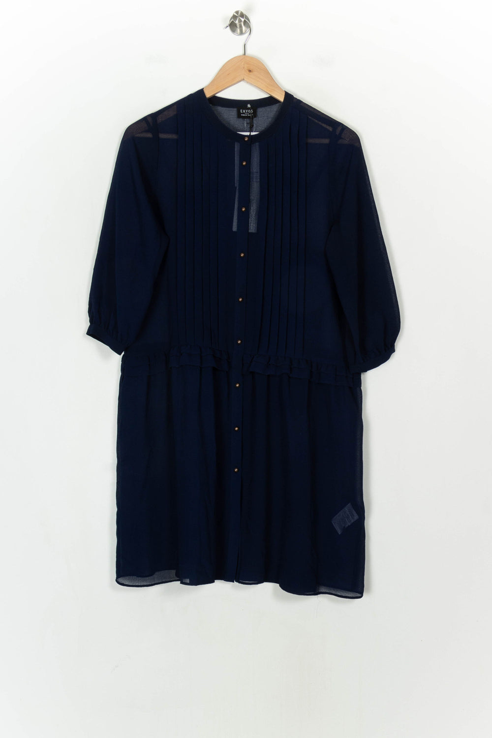 Robe Chemise Bleue - Taille S/36 de la marque Ekyog | PARAD122789 - Vendu par Paradigme - Image 2