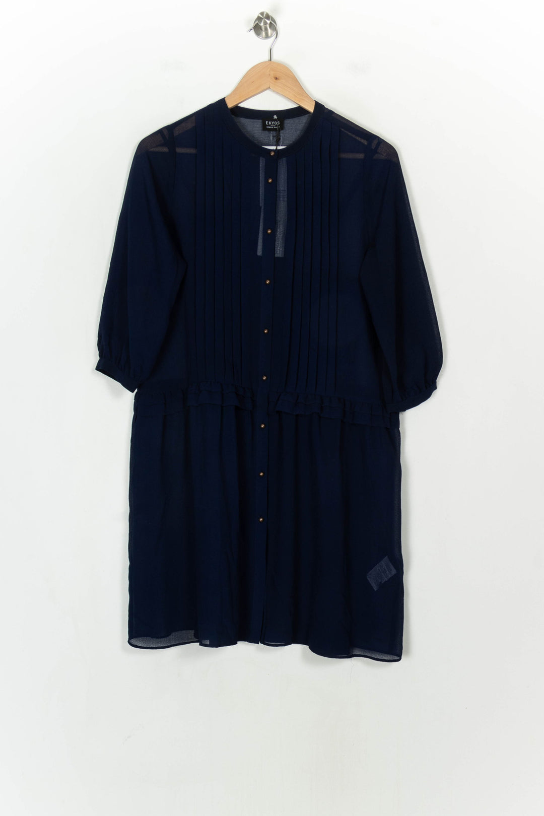 Robe Chemise Bleue - Taille S/36 de la marque Ekyog | PARAD122789 - Vendu par Paradigme - Image 2
