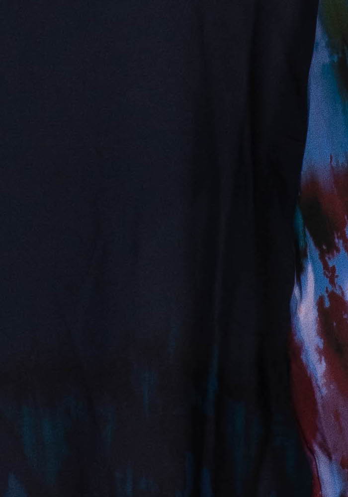 Robe Bleu et Bordeaux - Taille M/38 de la marque La Fée Maraboutée | PARAD122790 - Vendu par Paradigme - Image 3