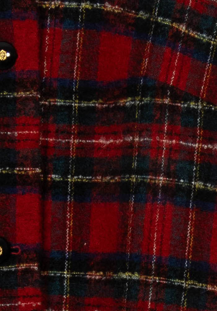 Manteau Long Rouge et Noir - Taille XXXL/46 de la marque Weill | PARAD122796 - Vendu par Paradigme - Image 3