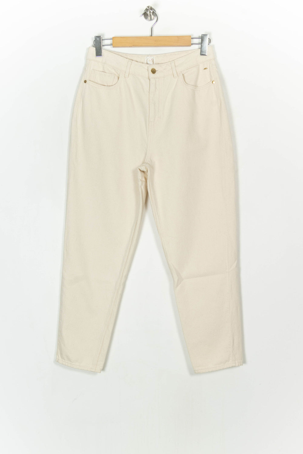 Jean Beige - Taille L/40 de la marque Des petits hauts | PARAD122797 - Vendu par Paradigme - Image 2