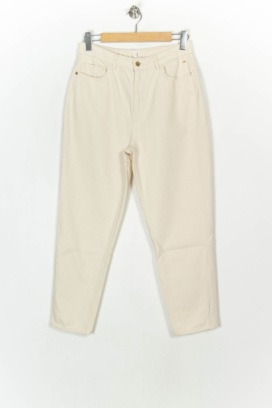 Jean Beige - Taille L/40 de la marque Des petits hauts | PARAD122797 - Vendu par Paradigme - Image 2