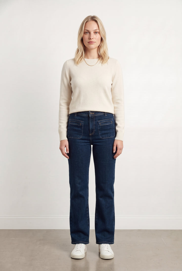 Jean Bleu - Taille L/40 de la marque La Fée Maraboutée | PARAD122798 - Vendu par Paradigme - Image 1
