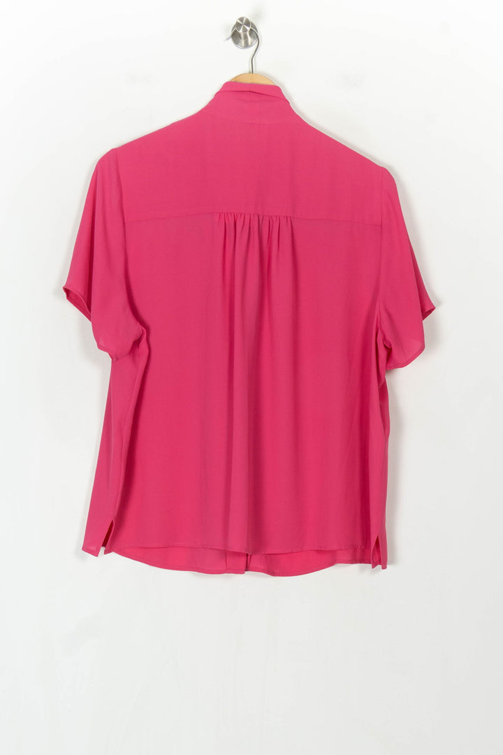 Blouse Lavallière Rose - Taille L/40 de la marque Weill | PARAD122799 - Vendu par Paradigme - Image 5