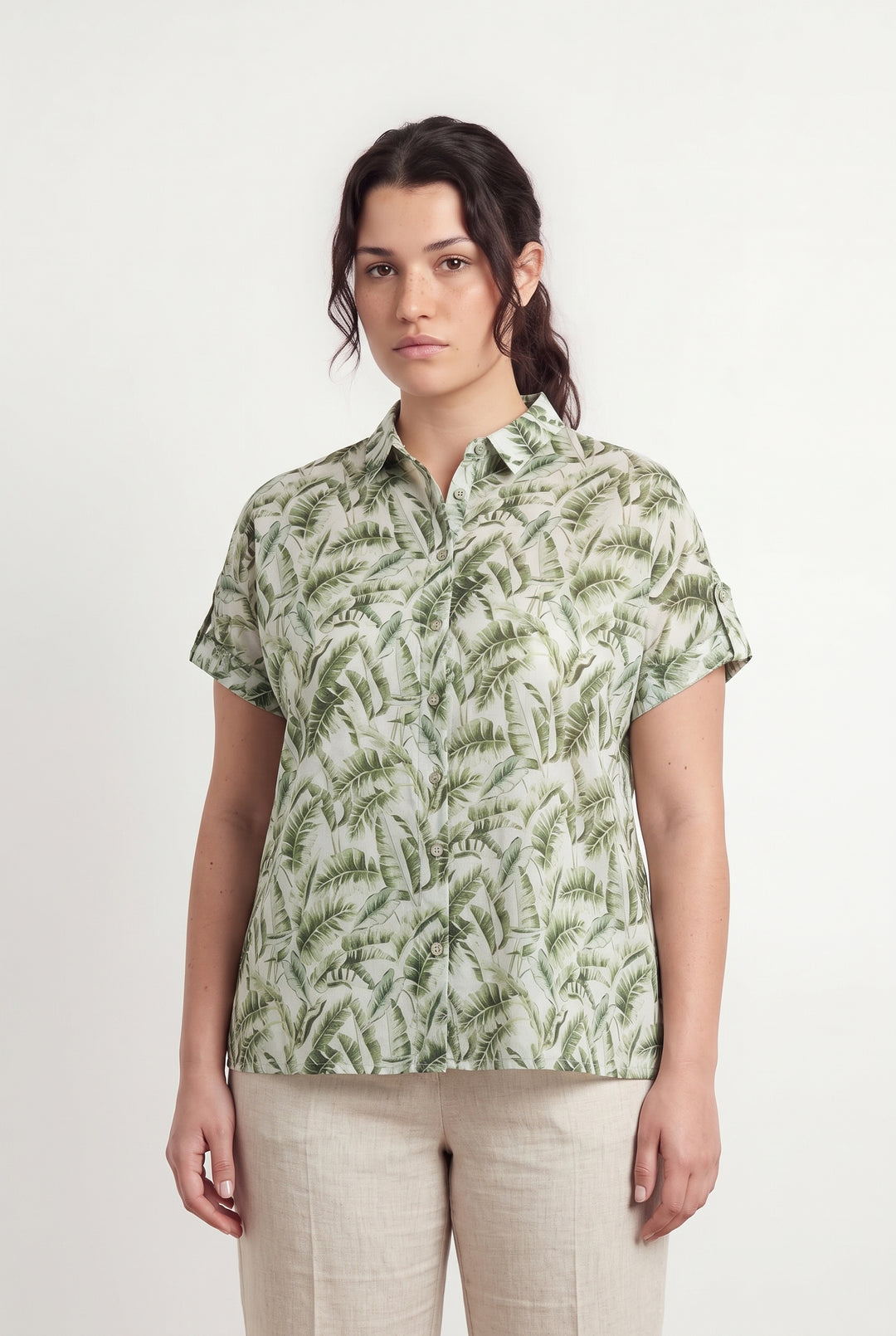 Chemise Verte et Blanche - Taille XXXL/46 de la marque Weill | PARAD122802 - Vendu par Paradigme - Image 1