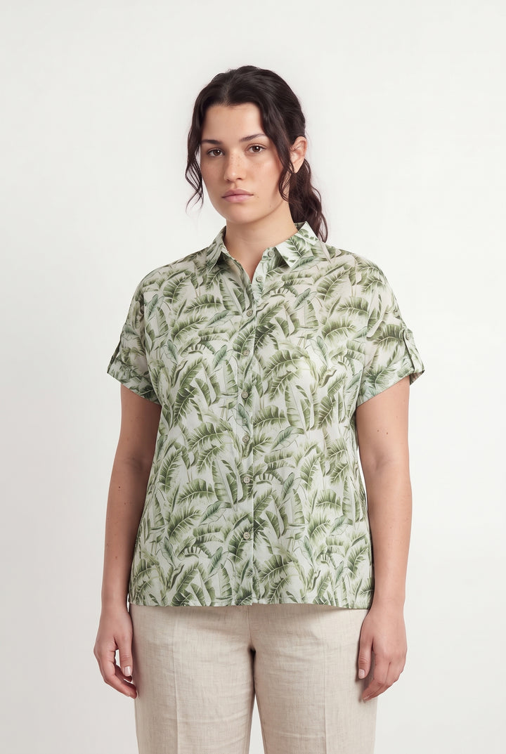 Chemise Verte et Blanche - Taille XXXL/46 de la marque Weill | PARAD122802 - Vendu par Paradigme - Image 1