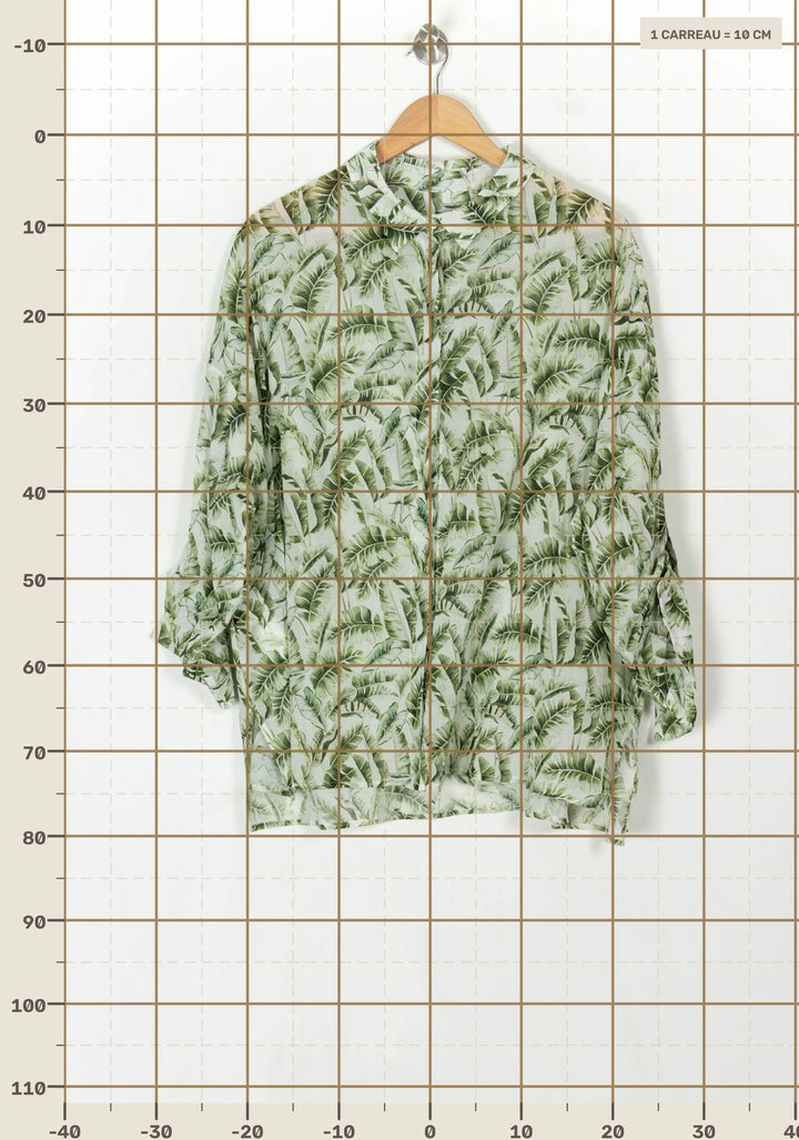 Chemise Verte et Blanche - Taille XXXL/46 de la marque Weill | PARAD122802 - Vendu par Paradigme - Image 4