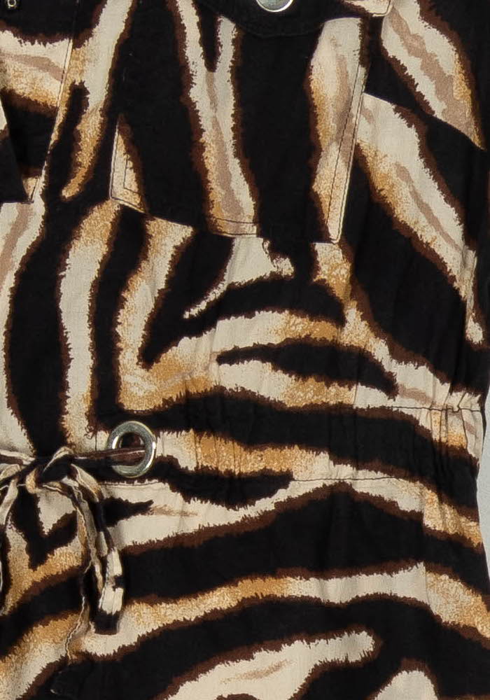 Robe courte Noir et Beige - Taille L/40 de la marque Gerard Darel | PARAD122806 - Vendu par Paradigme - Image 3