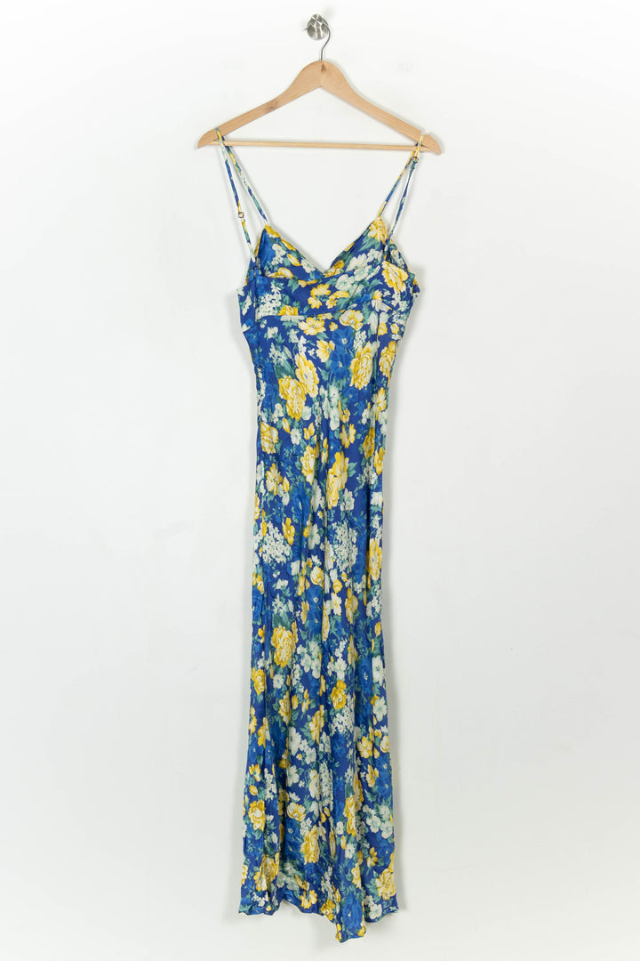 Robe Longue Bleu et Jaune - Taille L/40 de la marque Claudie Pierlot | PARAD122809 - Vendu par Paradigme - Image 5