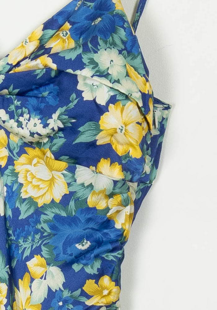 Robe Longue Bleu et Jaune - Taille L/40 de la marque Claudie Pierlot | PARAD122809 - Vendu par Paradigme - Image 3