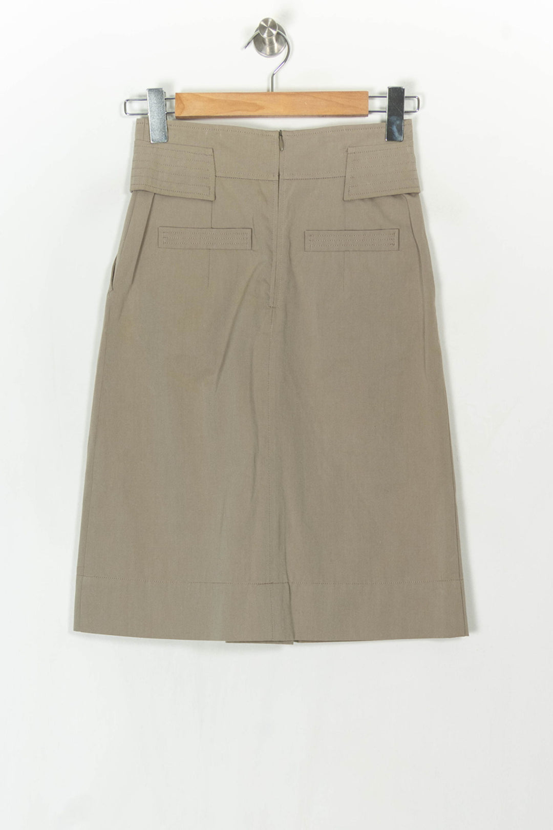Jupe Midi Beige - Taille S/36 de la marque Comptoir des Cotonniers | PARAD122810 - Vendu par Paradigme - Image 5