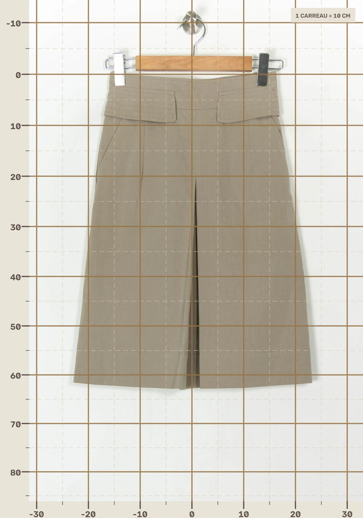 Jupe Midi Beige - Taille S/36 de la marque Comptoir des Cotonniers | PARAD122810 - Vendu par Paradigme - Image 4