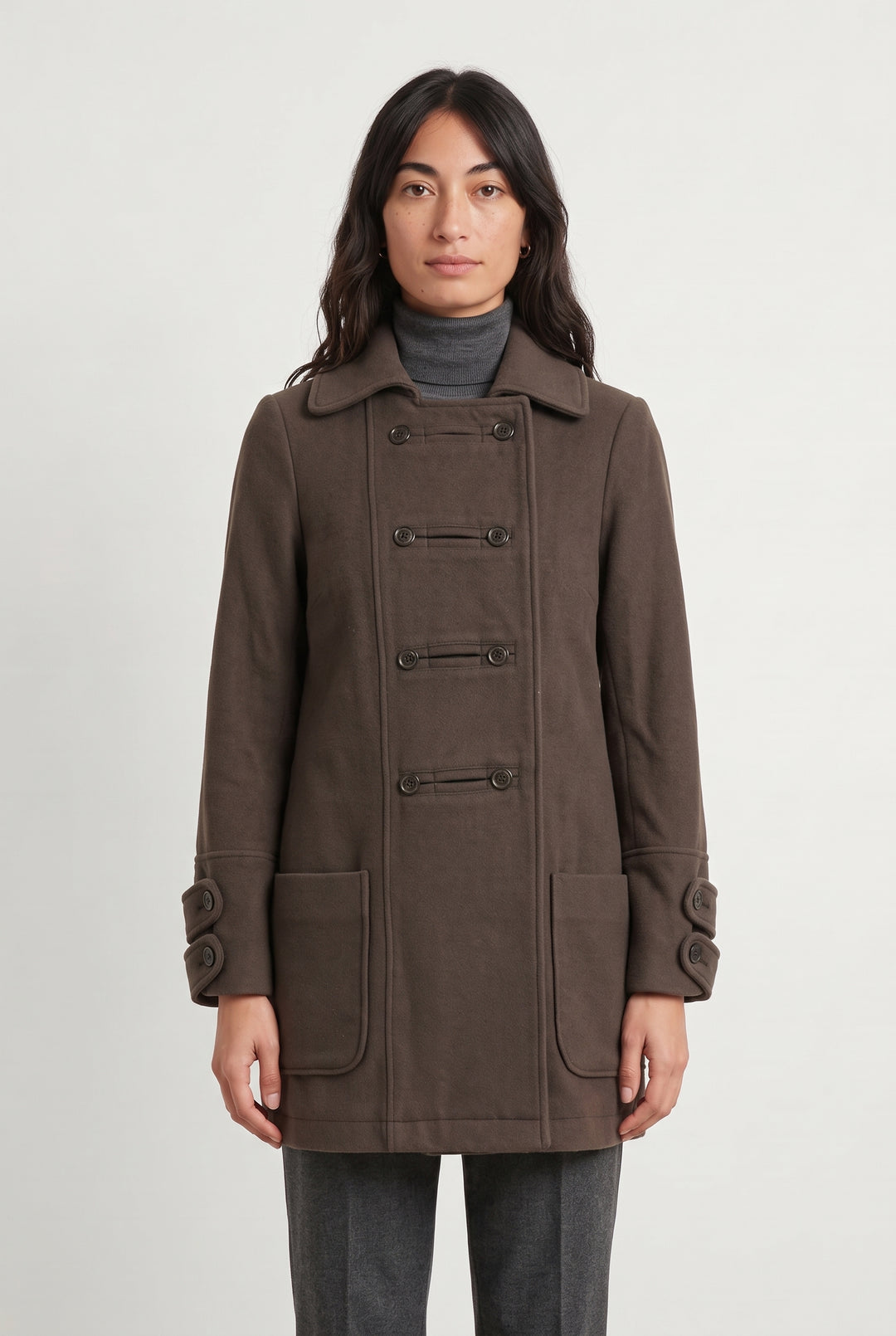 Caban Marron - Taille S/36 de la marque Kookai | PARAD122813 - Vendu par Paradigme - Image 1