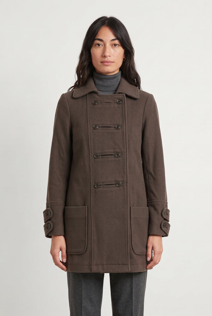 Caban Marron - Taille S/36 de la marque Kookai | PARAD122813 - Vendu par Paradigme - Image 1