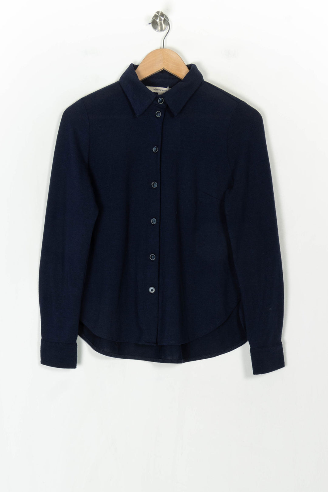 Chemisier Bleu Marine - Taille XS/34 de la marque La Fée Maraboutée | PARAD122814 - Vendu par Paradigme - Image 2