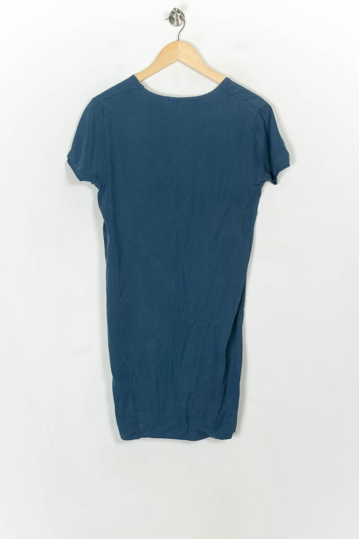 Robe T-shirt Bleue - Taille S/36 de la marque American Vintage | PARAD122816 - Vendu par Paradigme - Image 5