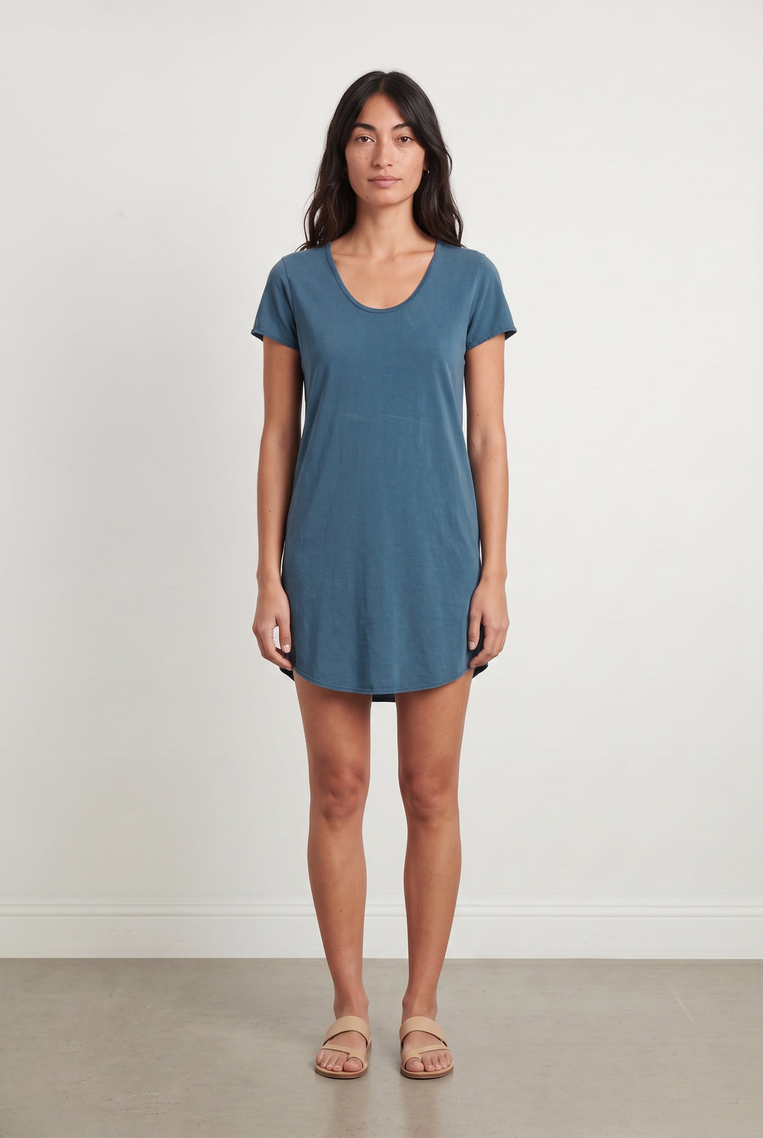 Robe T-shirt Bleue - Taille S/36 de la marque American Vintage | PARAD122816 - Vendu par Paradigme - Image 1