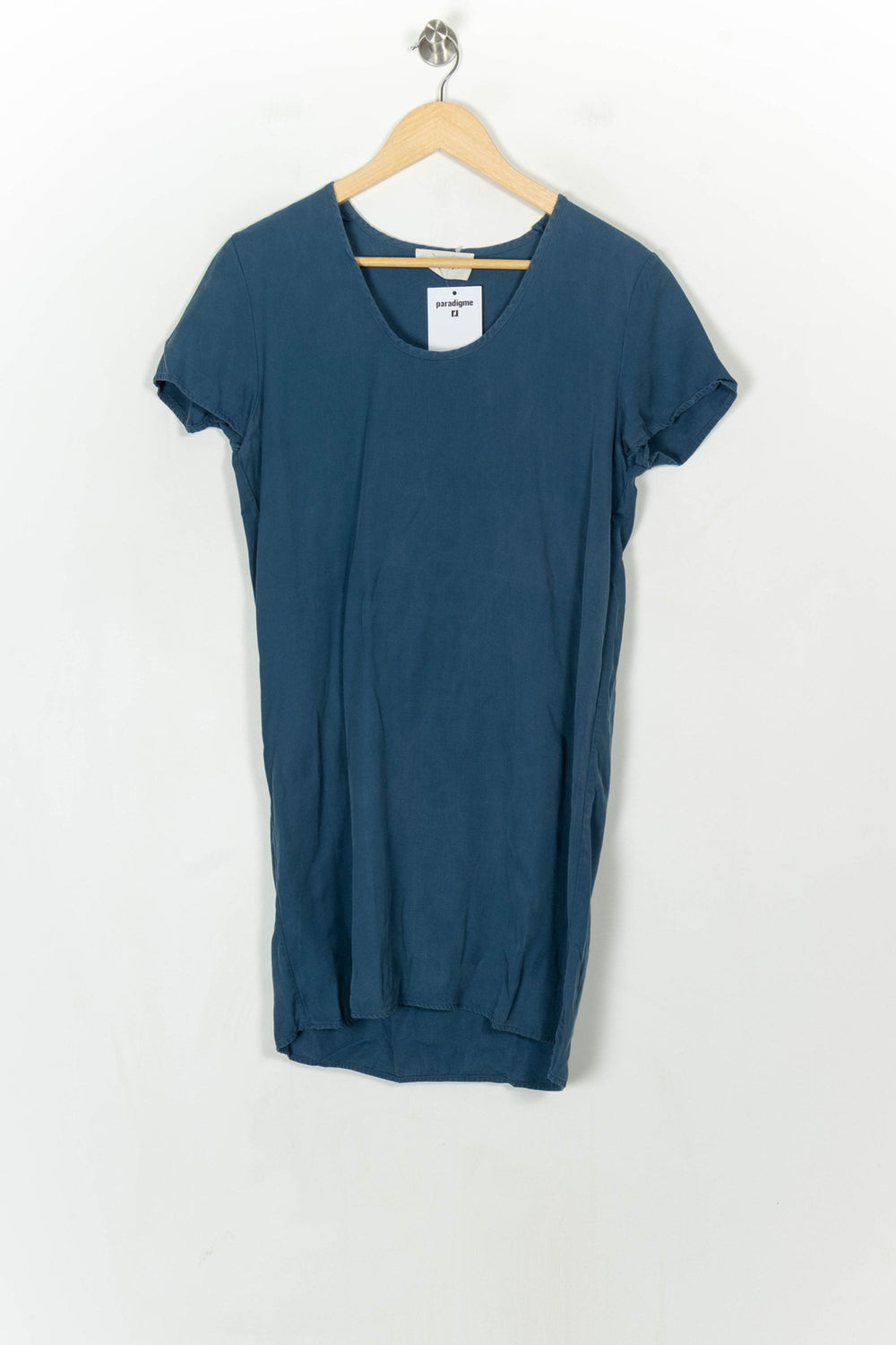 Robe T-shirt Bleue - Taille S/36 de la marque American Vintage | PARAD122816 - Vendu par Paradigme - Image 2