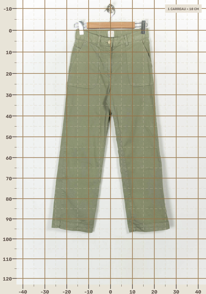 Pantalon Vert - Taille S/36 de la marque Des petits hauts | PARAD122817 - Vendu par Paradigme - Image 4