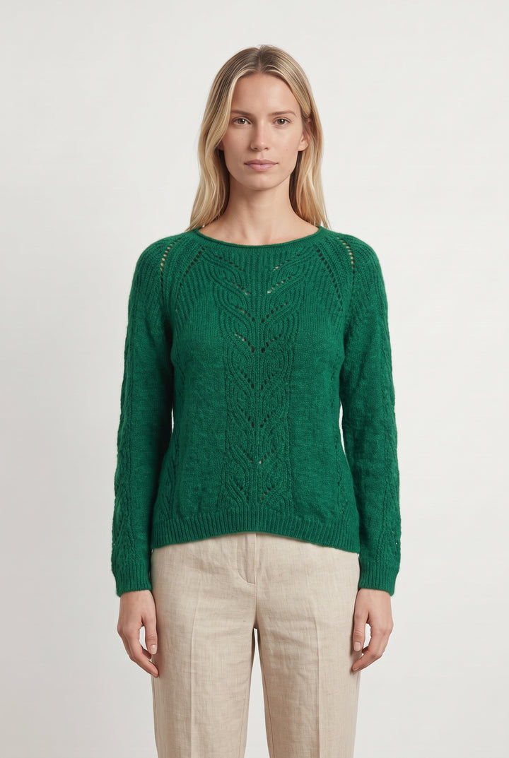 Pull Vert - Taille S/36 de la marque IKKS | PARAD122821 - Vendu par Paradigme - Image 1