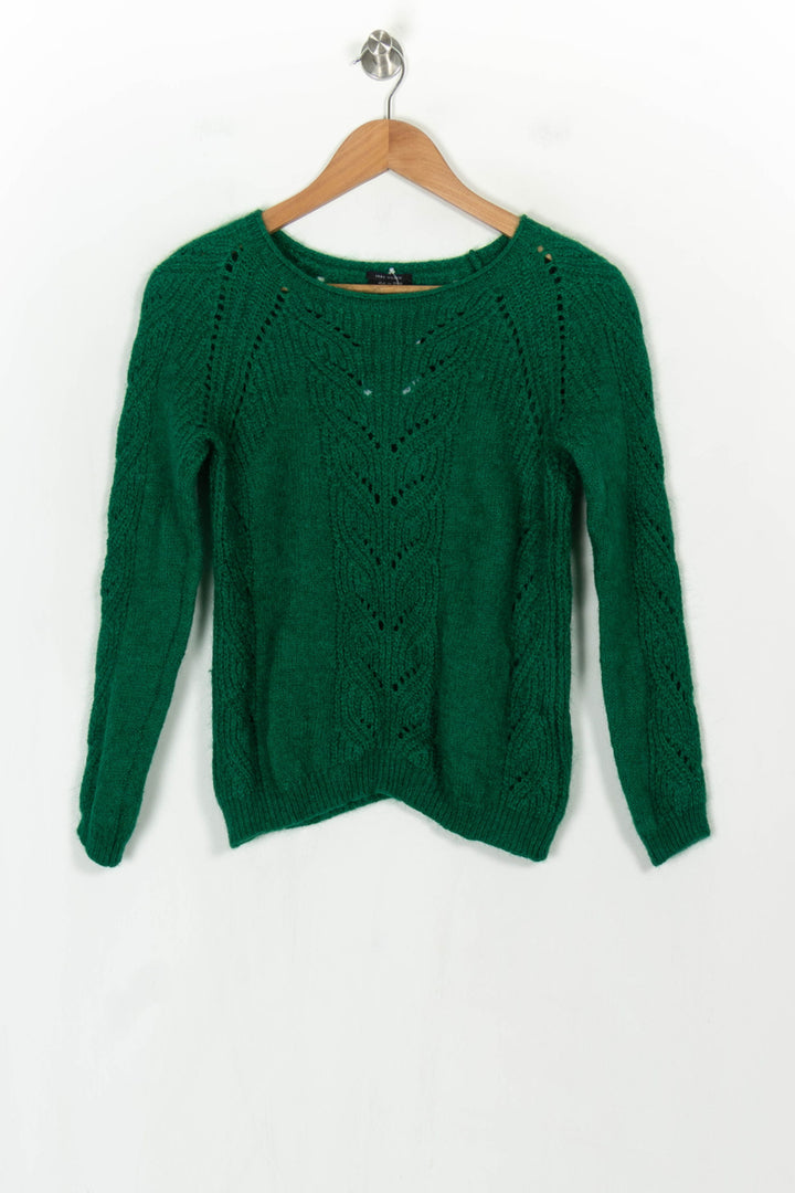Pull Vert - Taille S/36 de la marque IKKS | PARAD122821 - Vendu par Paradigme - Image 2