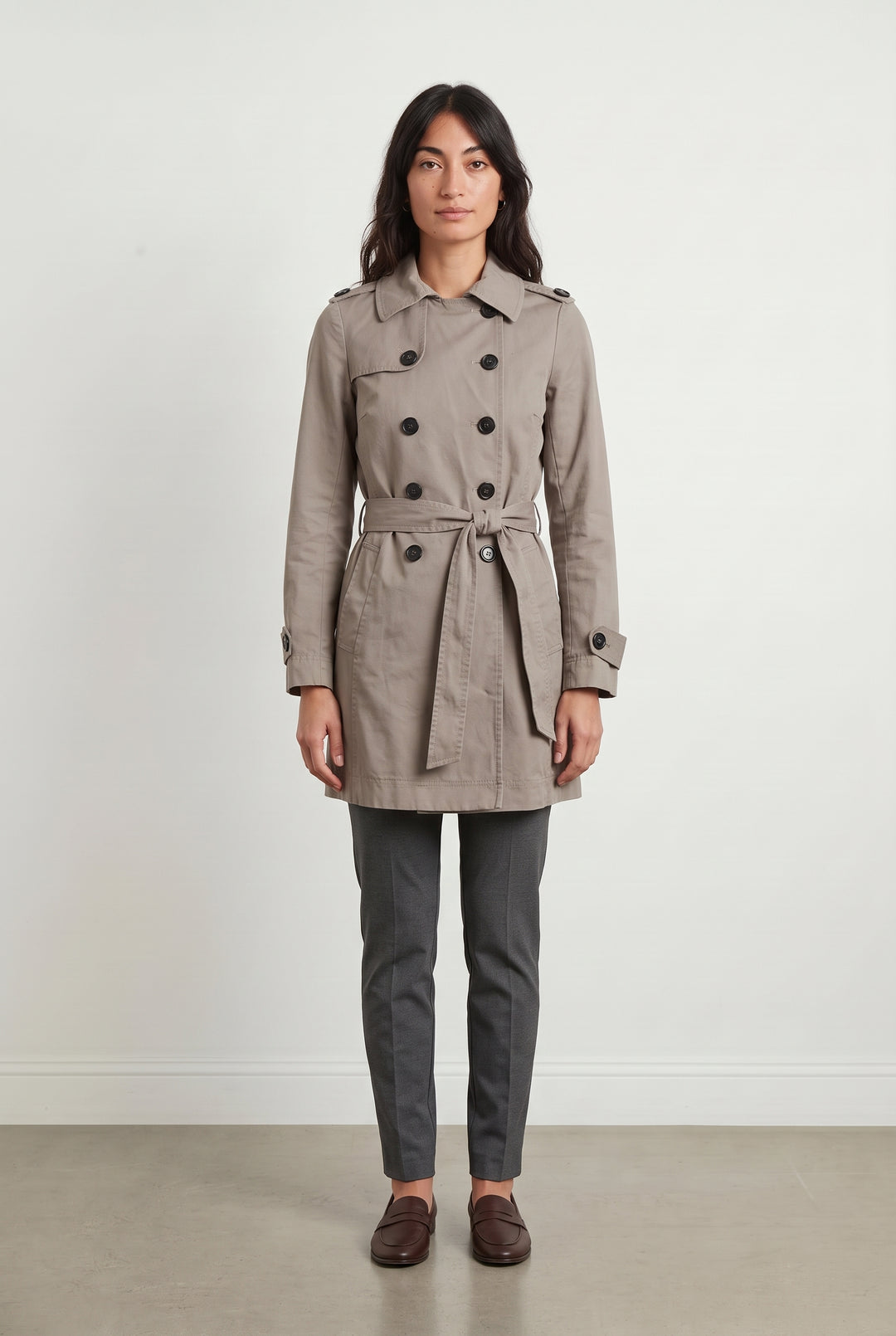 Trench Gris - Taille S/36 de la marque Comptoir des Cotonniers | PARAD122822 - Vendu par Paradigme - Image 1