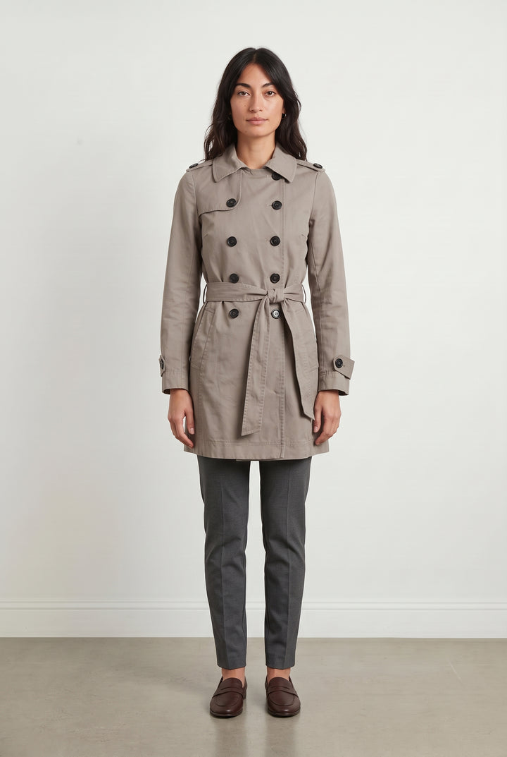 Trench Gris - Taille S/36 de la marque Comptoir des Cotonniers | PARAD122822 - Vendu par Paradigme - Image 1